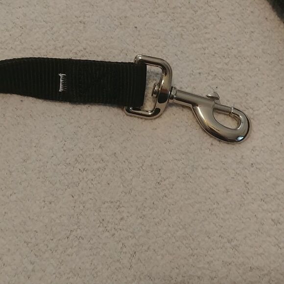 69" black dog nylon leash - Picture 2 of 4
